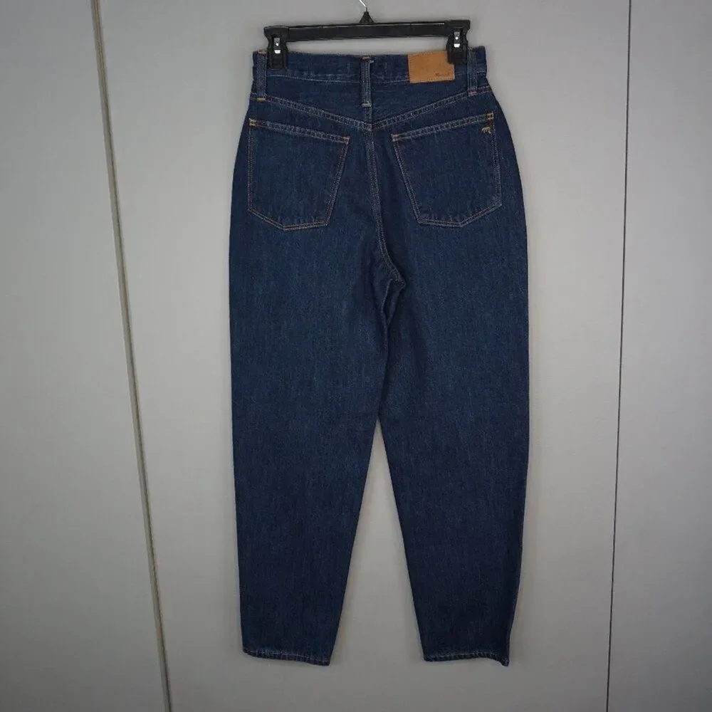 New Madewell Women's Jeans High Waisted Baggy Tapered in Dressler Wash size 25 - Picture 6 of 12